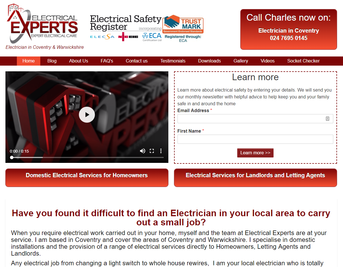 Electrician in Coventry