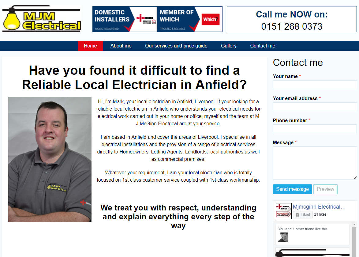 Electrician in Anfield