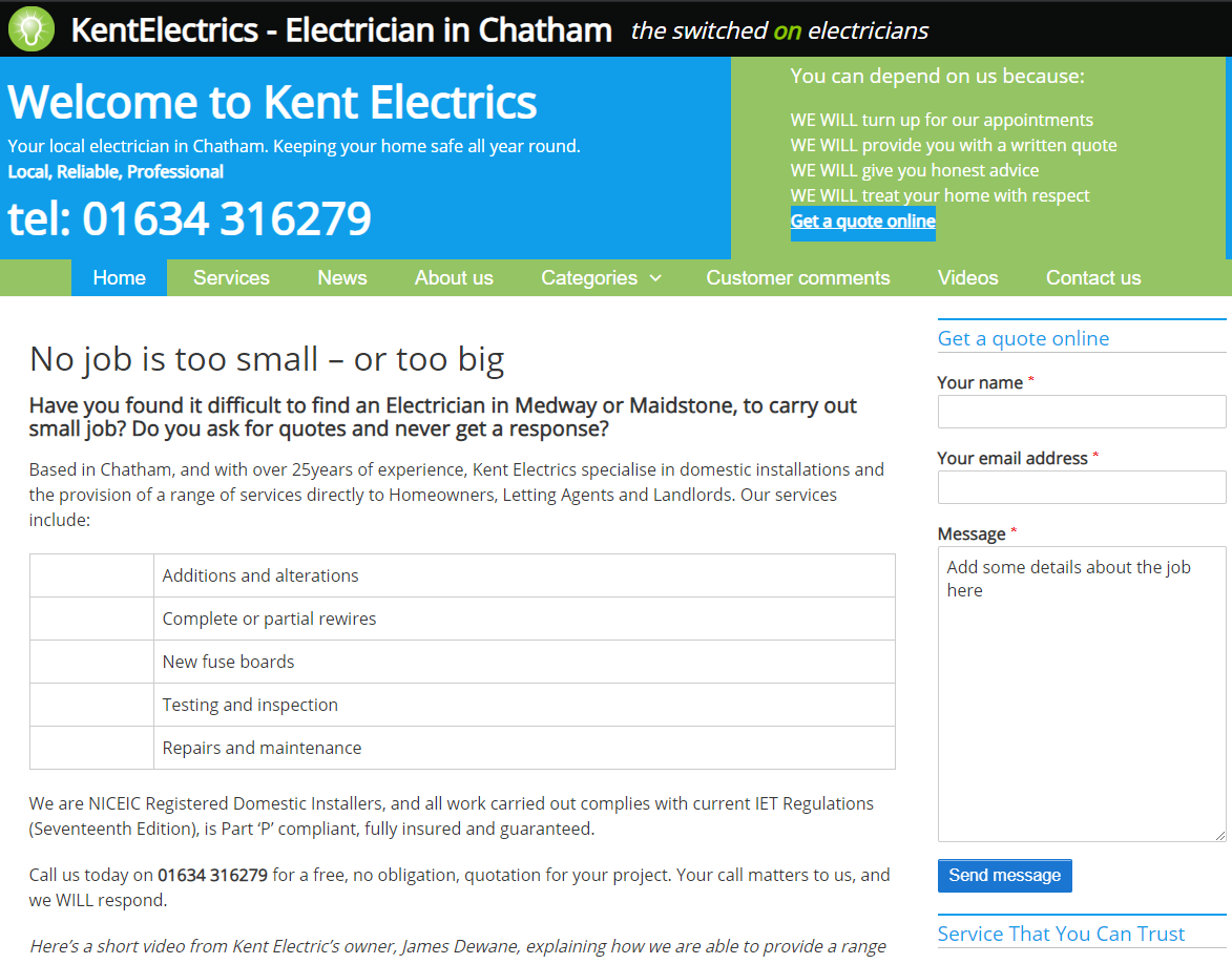 Electrician in Chatham