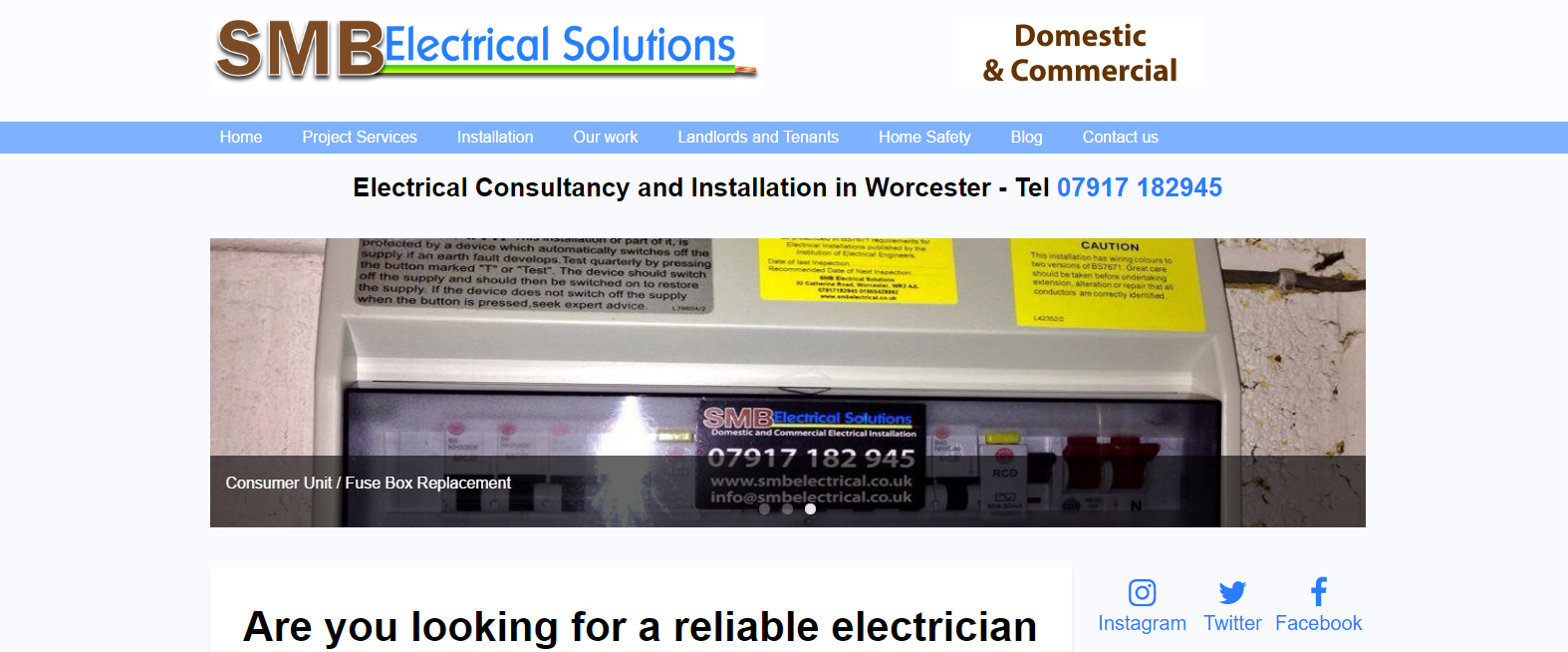 SMB Electrical - Electrician in Worcester