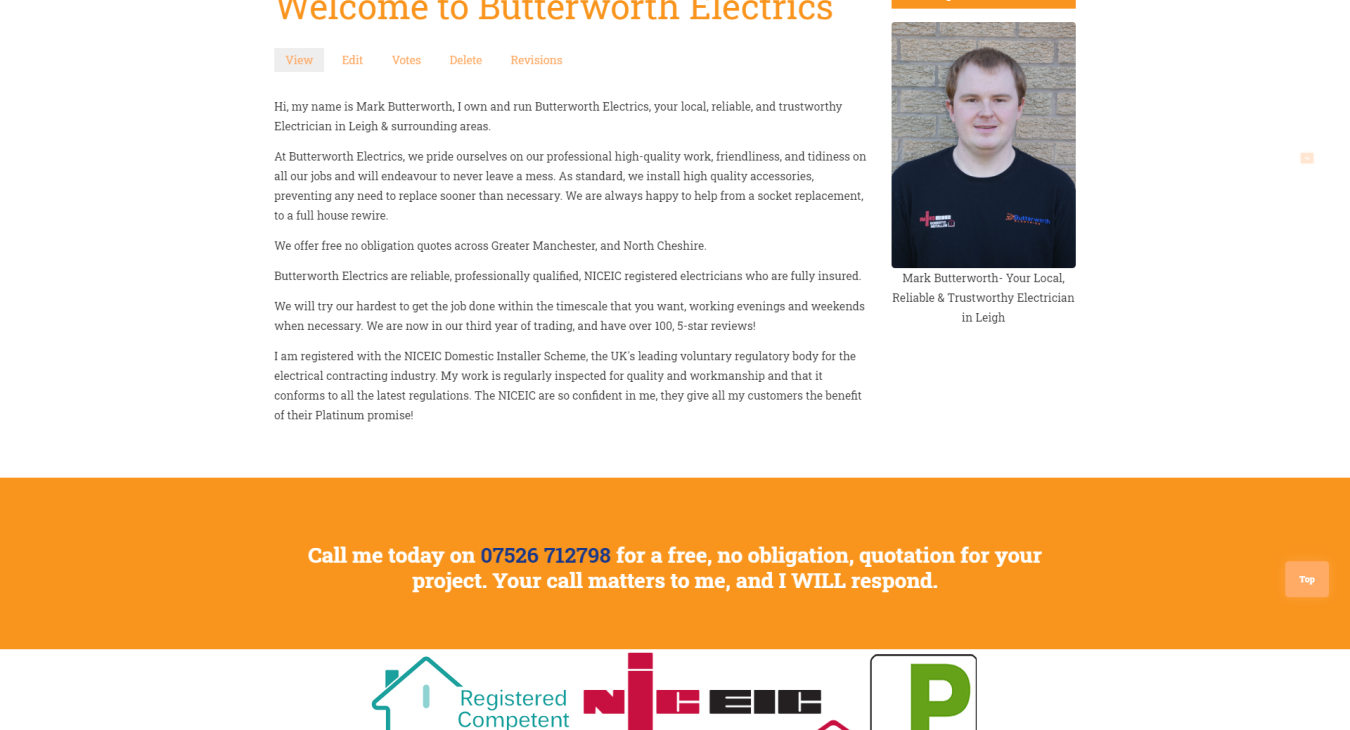 Electrician in Leigh