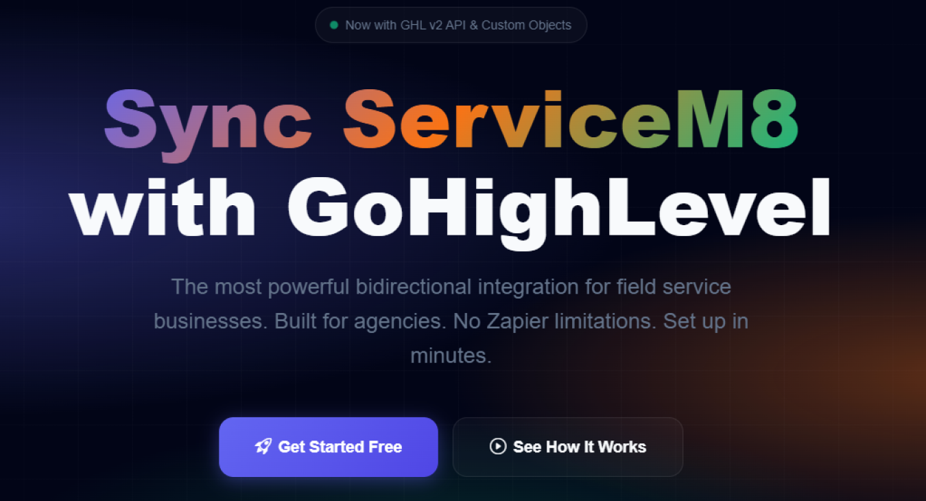 ServiceM8 to GoHighLevel Sync Made Simple – No Coding Required