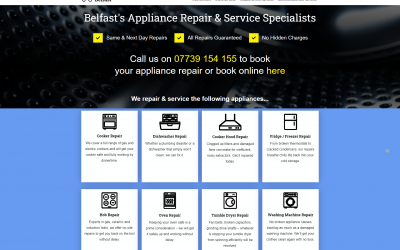 Appliance repairs in Belfast
